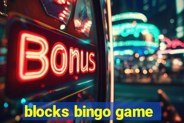 blocks bingo game