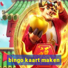 bingo kaart maken