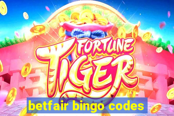 betfair bingo codes