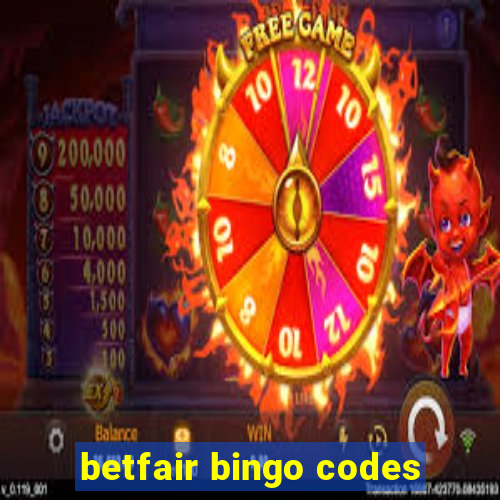 betfair bingo codes