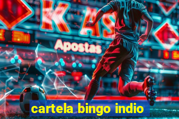 cartela bingo indio